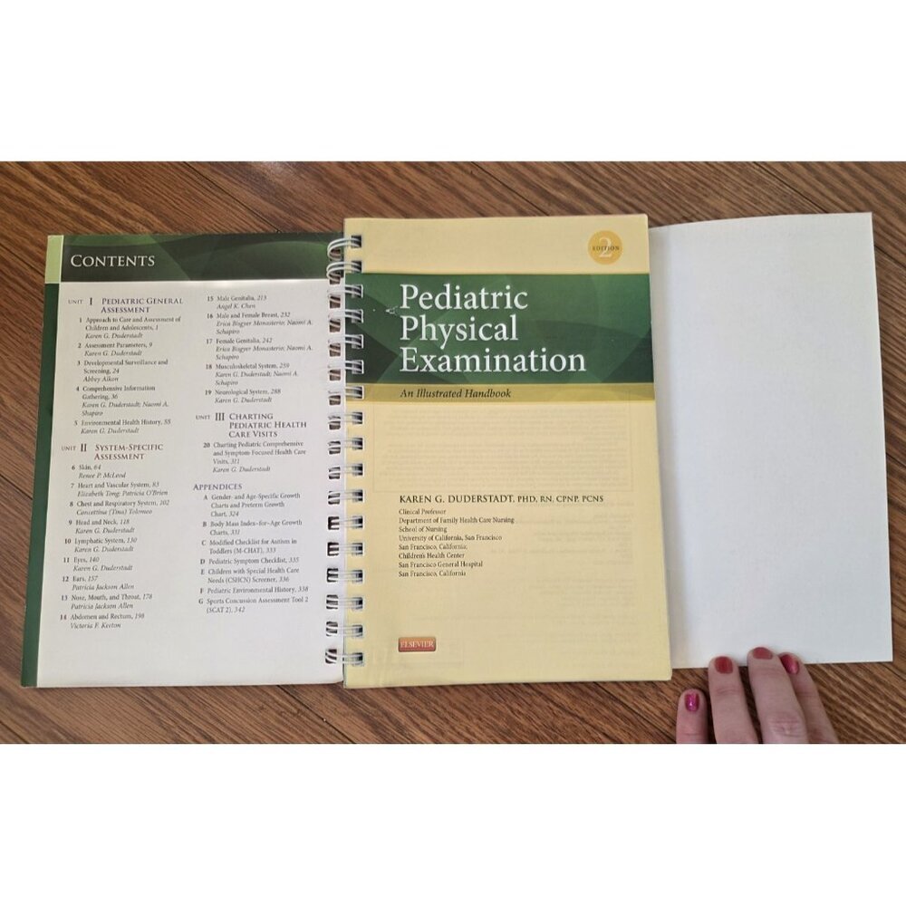 Pediatric Physical Examination An Illustrated Handbook by‎ Karen Duderstadt EUC - Picture 3 of 6